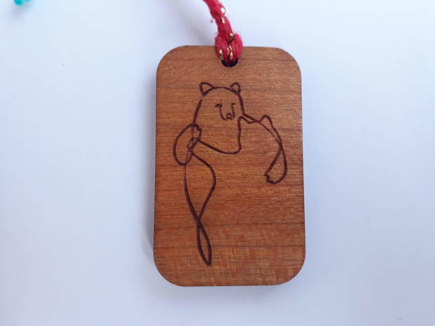 Wood necklace.850x